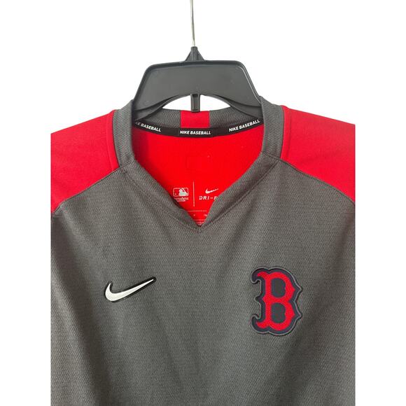Men's Boston Red Sox Nike Thermal Crew Performance Pullover Sweatshirt Small - Picture 8 of 16